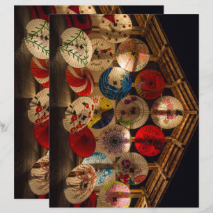 Papier à scandale Parasols lumineux