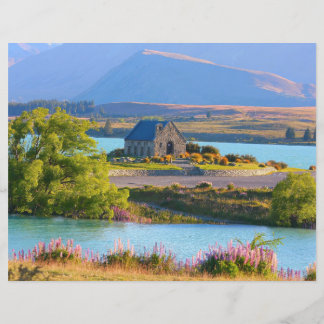 Papier à scandale pittoresque Lake Tekapo