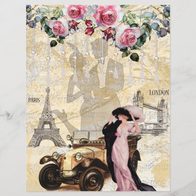 Papier à scandale pour collection de mode Paris Lo (Devant)
