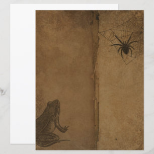 Papier à scandale pour la grenouille gothique de l