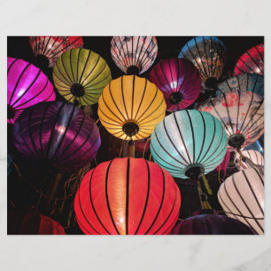 Papier à scandale pour lanternes chinoises lumineu