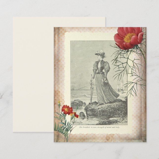 Papier à scandale vintage (Devant / Derrière)