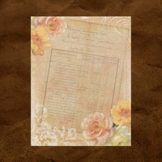 Papier à scandale vintage Shabby Chic