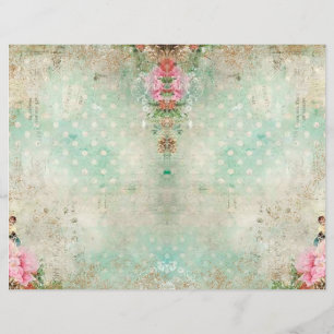 Papier à scandale vintage Shabby Chic