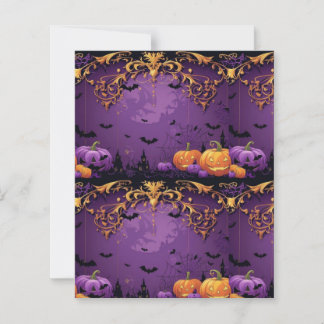Papier à scandale violet Halloween