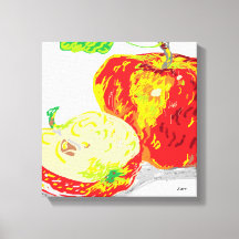 Papier à toile / Pomme par jour