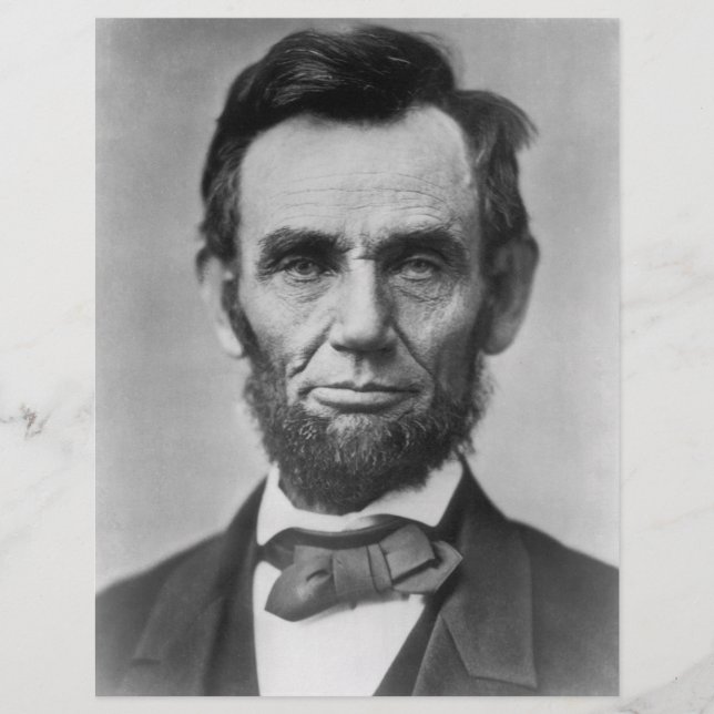 Papier Abraham Lincoln (Devant)