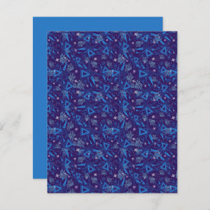 Papier Abstrait Triangle bleu Aqua Ice Crystals Scrapbook