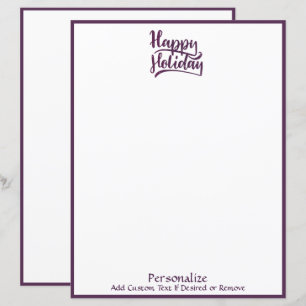Papier Accueil de Noël de Joyeux Salutation personnalisée