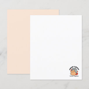 Papier Adorable chat et chien Hug - Meow & Woof Design