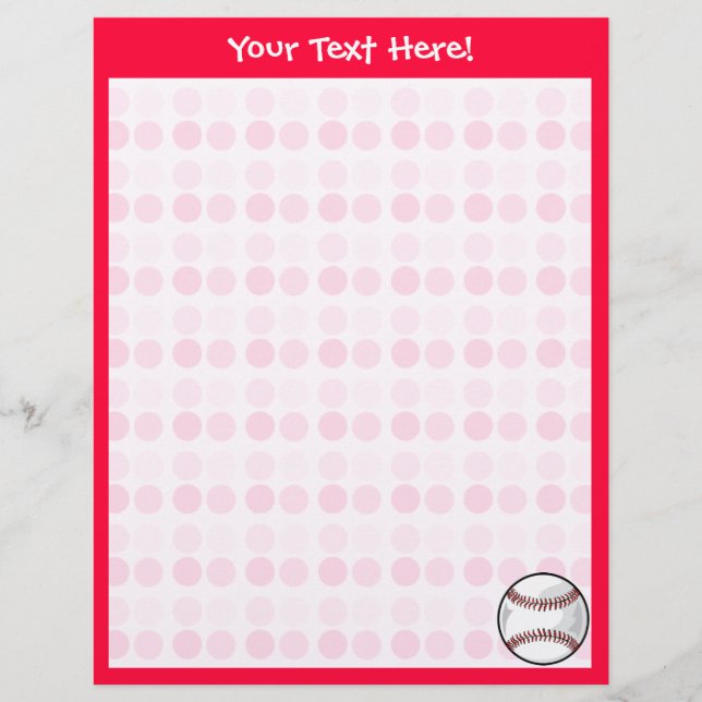 Papier Adorable Softball (Devant)