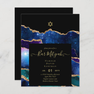 Papier AGATE Gold BAR MITZVAH