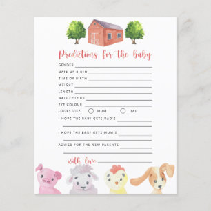 Papier Agriculture - prédictions et conseils pour bébé