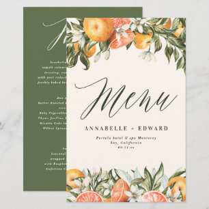 Papier Agritourisme moderne et botanique d'agrumes