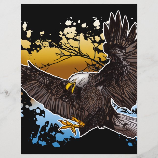 Papier Aigle de Bald (Devant)