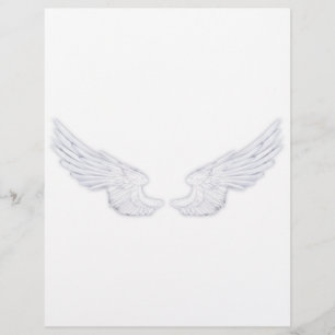 Papier Ailes de l'Ange blanc tombant