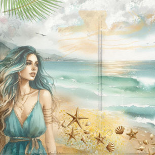 Papier Album de découpage de plage côtière Journal de bri