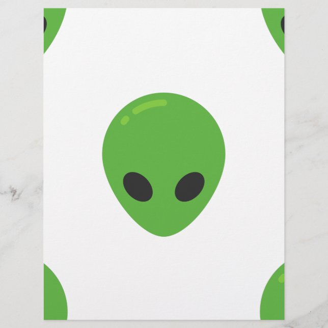 Papier aliens émoji (Devant)