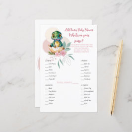 Papier Alligator Bébé Hatching Floral Purse Jeu