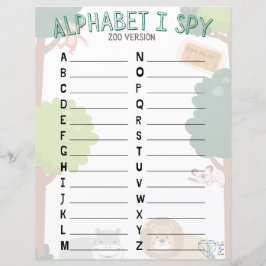 Papier Alphabet I Spy