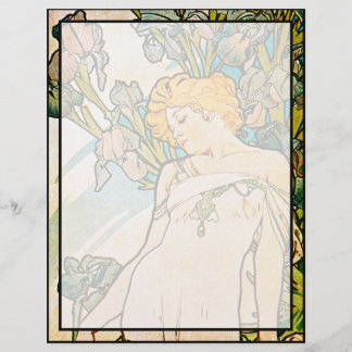 Papier Alphonse Mucha - Iris WB