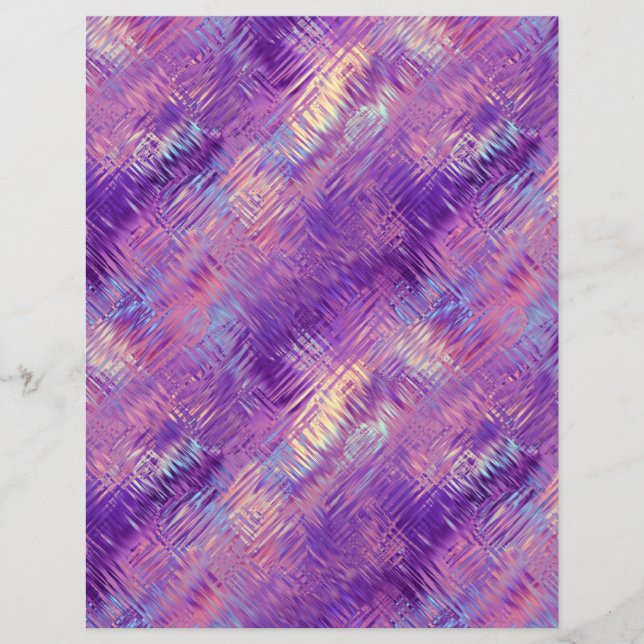 Papier Améthyste Purple Crystal Gel Texture (Devant)