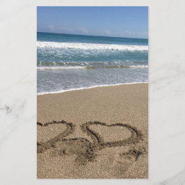 Papier Amour de plage