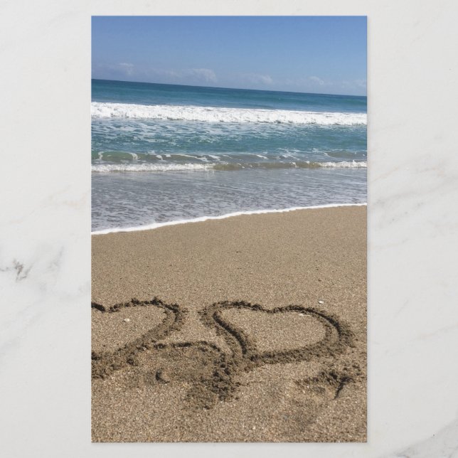 Papier Amour de plage (Devant)