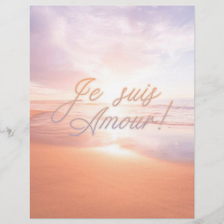 Papier Amour sacrée Amour divin Poster Je suis amour!