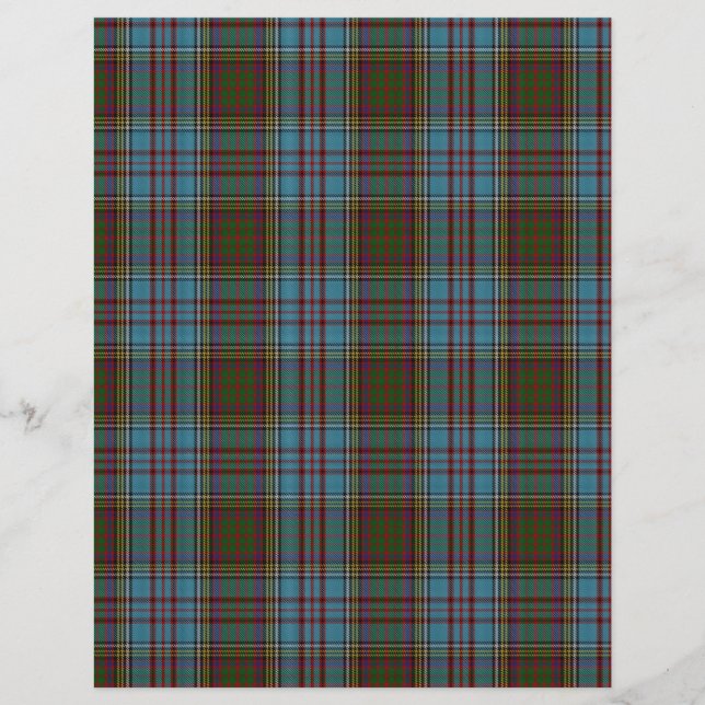 Papier Anderson Clan Family Tartan (Devant)