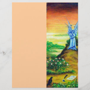 Papier ANGE TWILIGHT rose noir fuchsia violet blanc