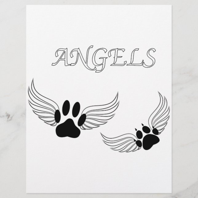 Papier Angel Pet Animaux (Devant)