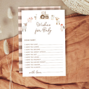 Papier Animaux de ferme Barnyard Wives for Baby Game