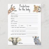 Animaux Safari - prédictions et conseils bébé