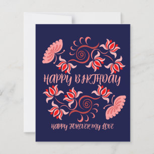 PAPIER ANNIVERSAIRE SOUHAITE DE MAMAN