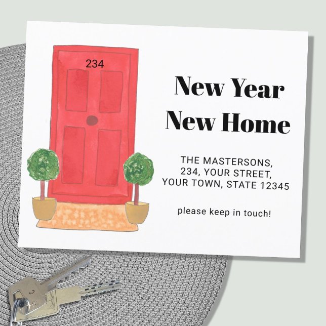 Papier Annonce de déménagement dans une nouvelle maison é (Créateur téléchargé)