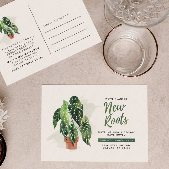 Papier Annonce de déménagement de nouvelle adresse budgét (Créateur téléchargé)