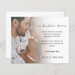 Papier Annonce du Fiançailles de script photo budgétaire