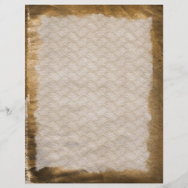 Papier Antique Antique En-Tête De Lettres Tirées (Devant)