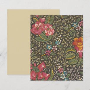 Papier Antique Toile de Jouy 1800 Branches florales