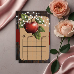 Papier Apple of Our Eye Rustic Fall Baby shower Jeu