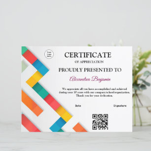 Papier Application de réalisation de code Qr Apprécier Or