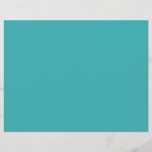 Papier Aqua tropical / Turquoise couleur solide SW 6767 (Devant)