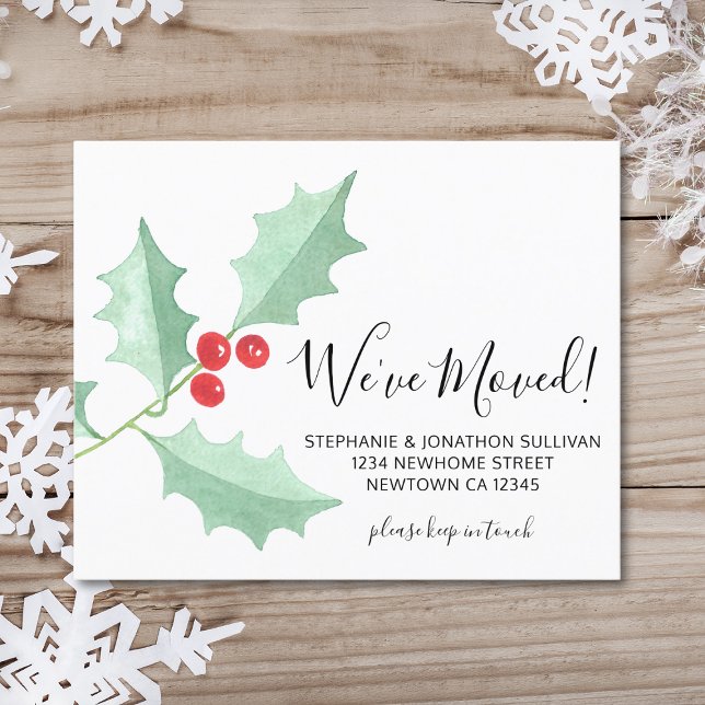 Papier Aquarelle budgétaire Holly Nous avons Déplacé la c (Créateur téléchargé)