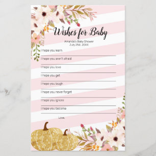 Papier Aquarelle citrouille Wives for Baby Game