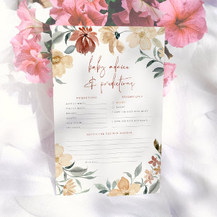 Papier Aquarelle Fleurs Baby Prediction & Conseils Jeu