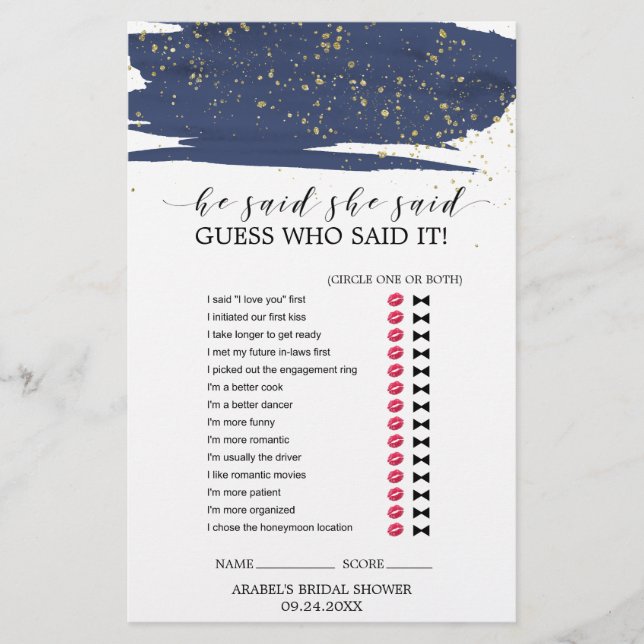 Papier Aquarelle Marine et Mariage d'or Jeu de recherche  (Devant)