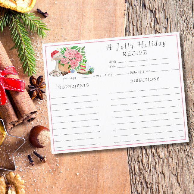 Papier Aquarelle Mélange Noël Avec Desserts De Vacances (Créateur téléchargé)