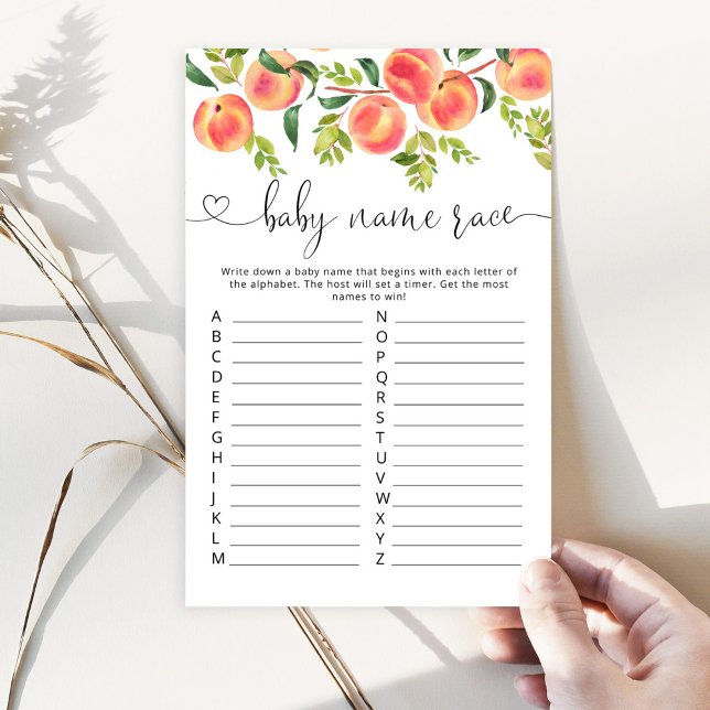 Papier Aquarelle pêche Baby nom course jeu (Créateur téléchargé)