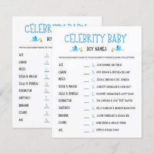 Papier Aquarelle Sexe Révéler la célébrité Noms des bébés